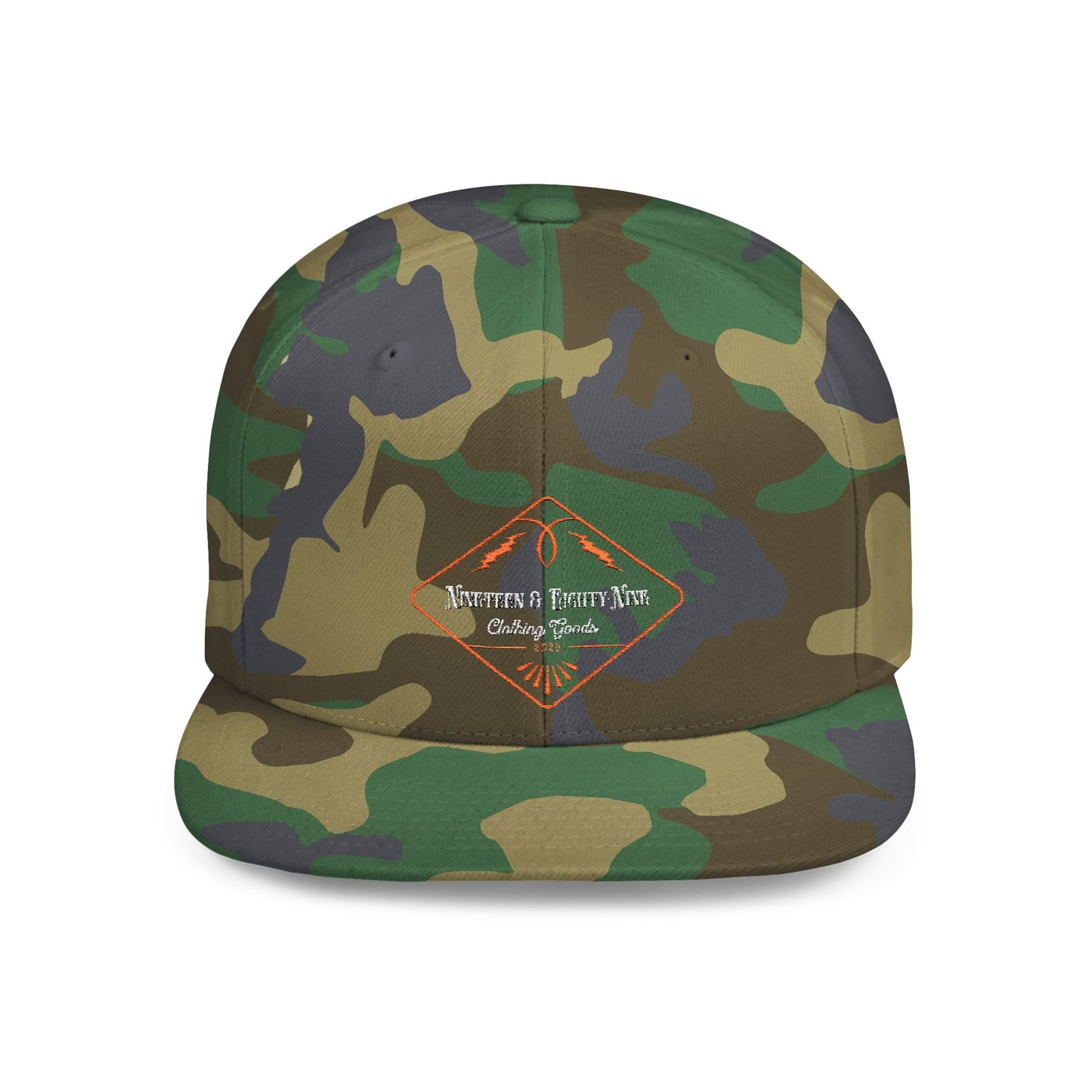 1989 Retro Flat Bill Snapback Cap