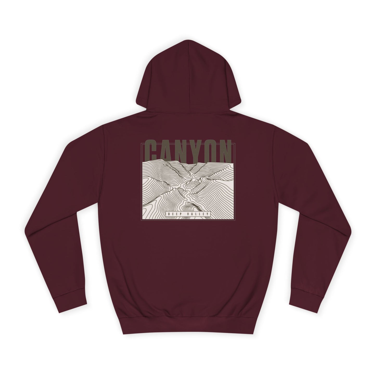 Hoodie with Canyon Design