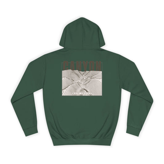 Hoodie with Canyon Design