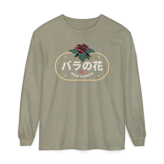 Rose Flower Long Sleeve