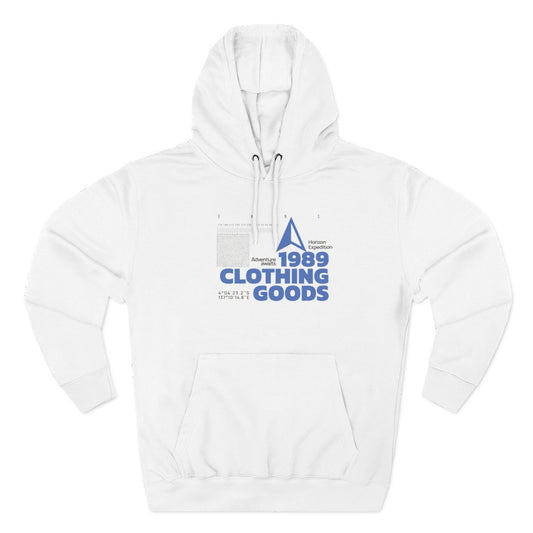 Compass Three-Panel Fleece Hoodie