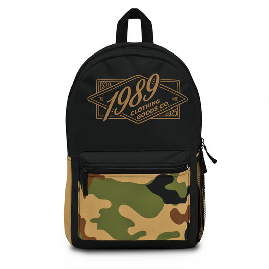 1989 Camouflage Backpack -Everyday Adventures