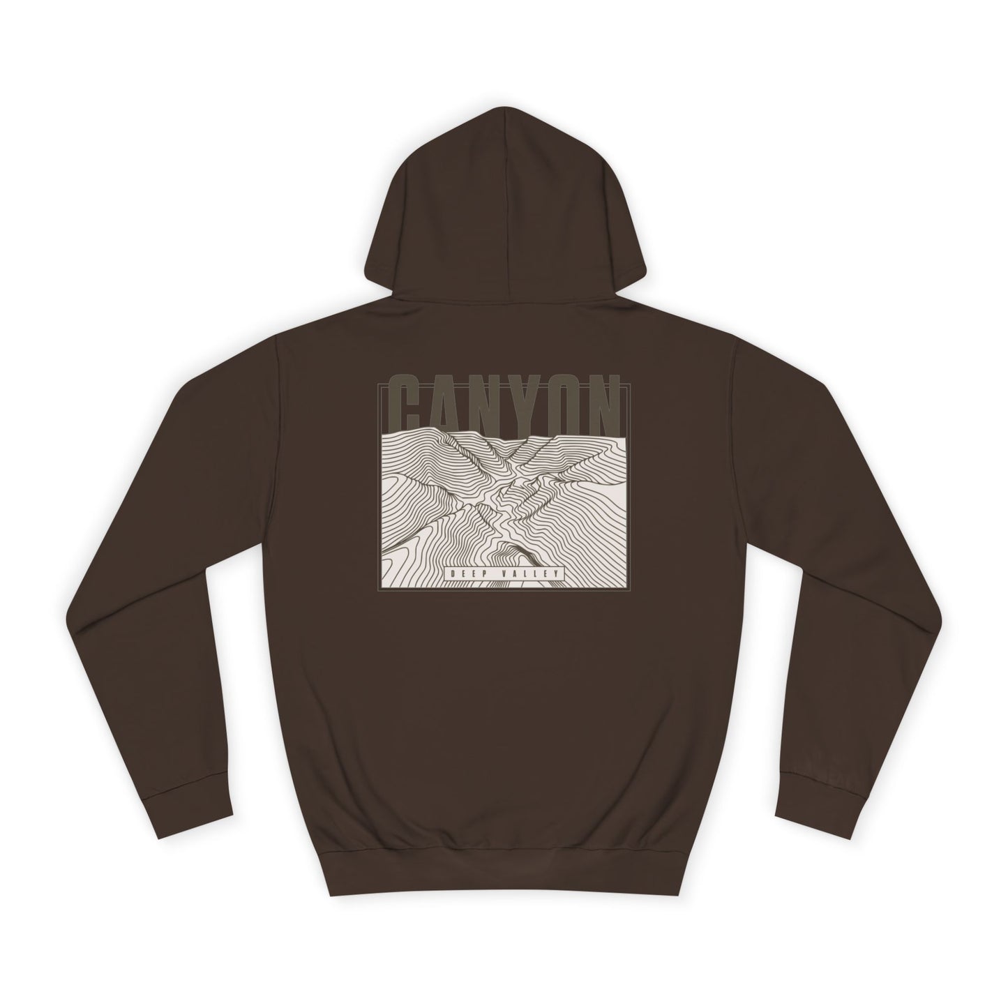 Hoodie with Canyon Design
