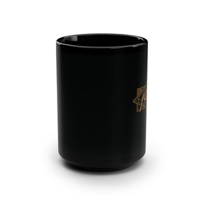 Vintage 1989 Black Coffee Mug - 15oz Ceramic Cup for Coffee Lovers