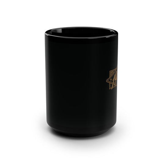 Vintage 1989 Black Coffee Mug - 15oz Ceramic Cup for Coffee Lovers